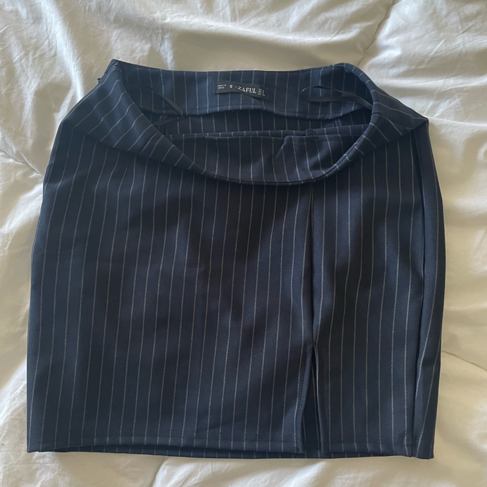 ZAFUL striped mini skirt, size S
